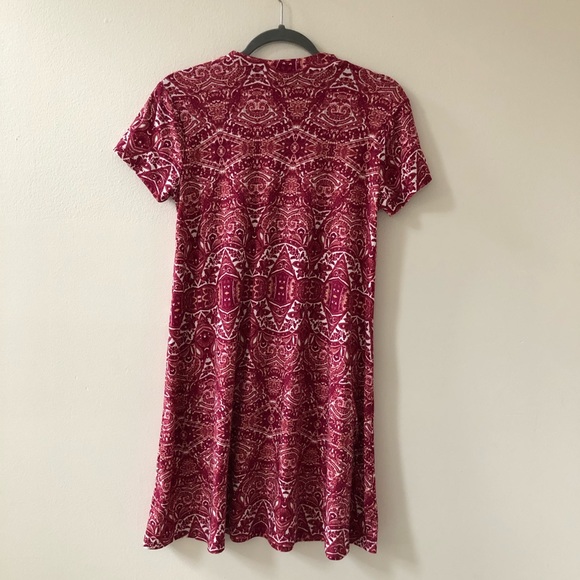 Patterned Turtleneck Dress (M) - Picture 2 of 8